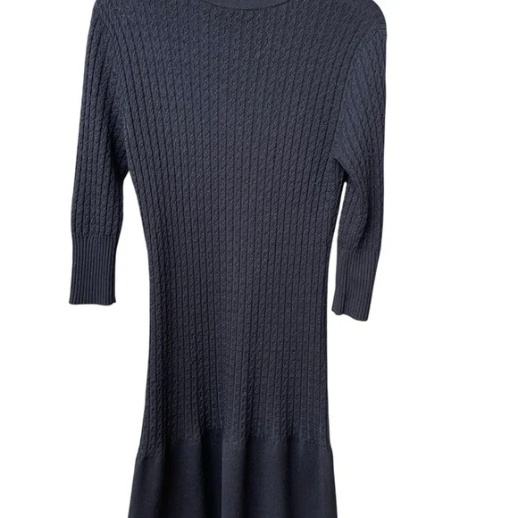 CHANEL Midnight Blue Knit Dress with Button Accents size 36(XS-S) - Picture 9 of 16